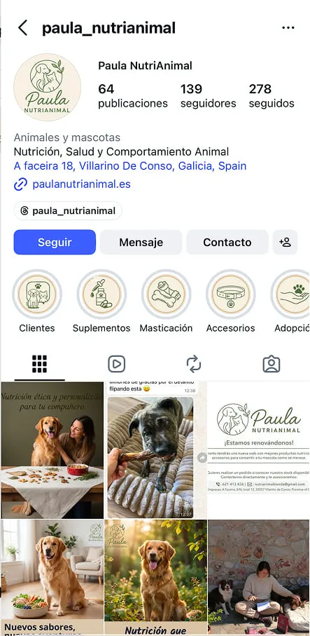 Paula NutriAnimal — nutrición animal
