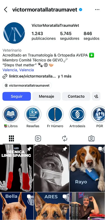 Víctor Moratalla — traumatología veterinaria